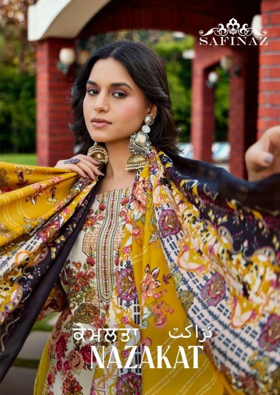 safinaz nazakat series 1013-1018 Soft Cotton wholesale suit 