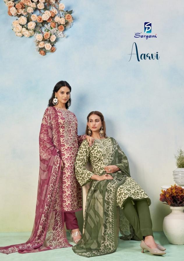 sargam aarvi series 2692 lawn wholesale suit