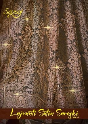 Saroj Lajvanti satin saroski vol-1 series 1001-1006 satin silk wholesale saree