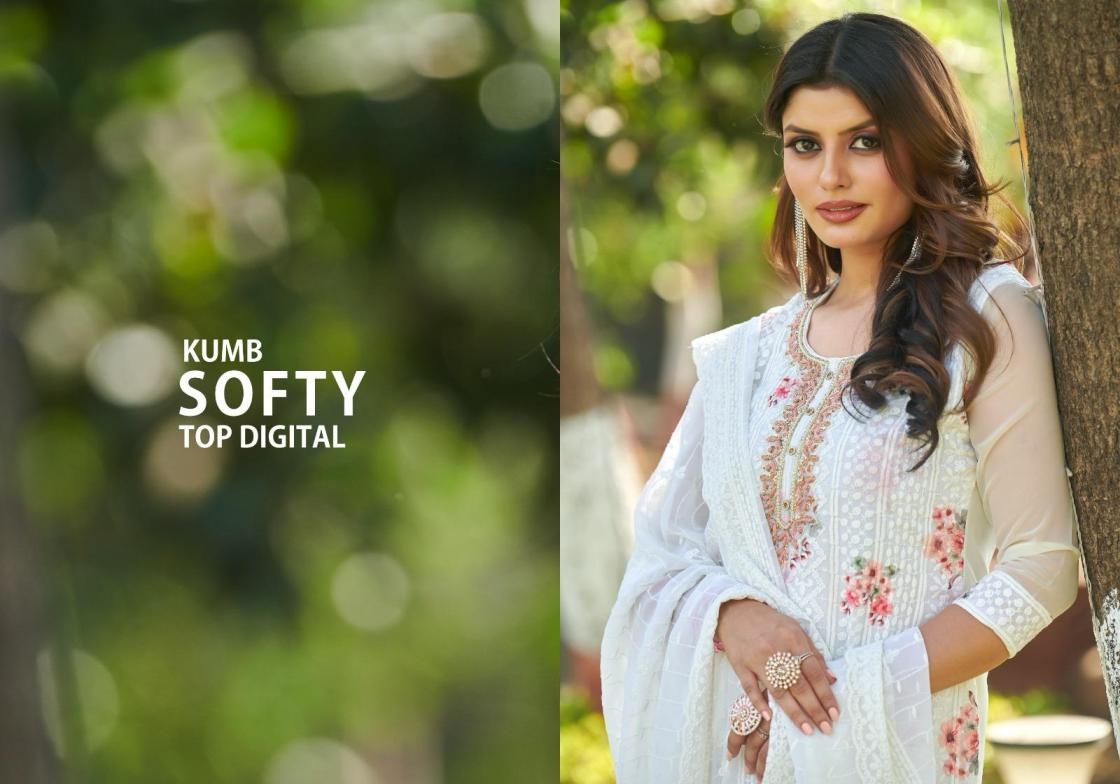 seriema kumb softy top digital series 1321-1324 GEORGETTE wholesale suit 