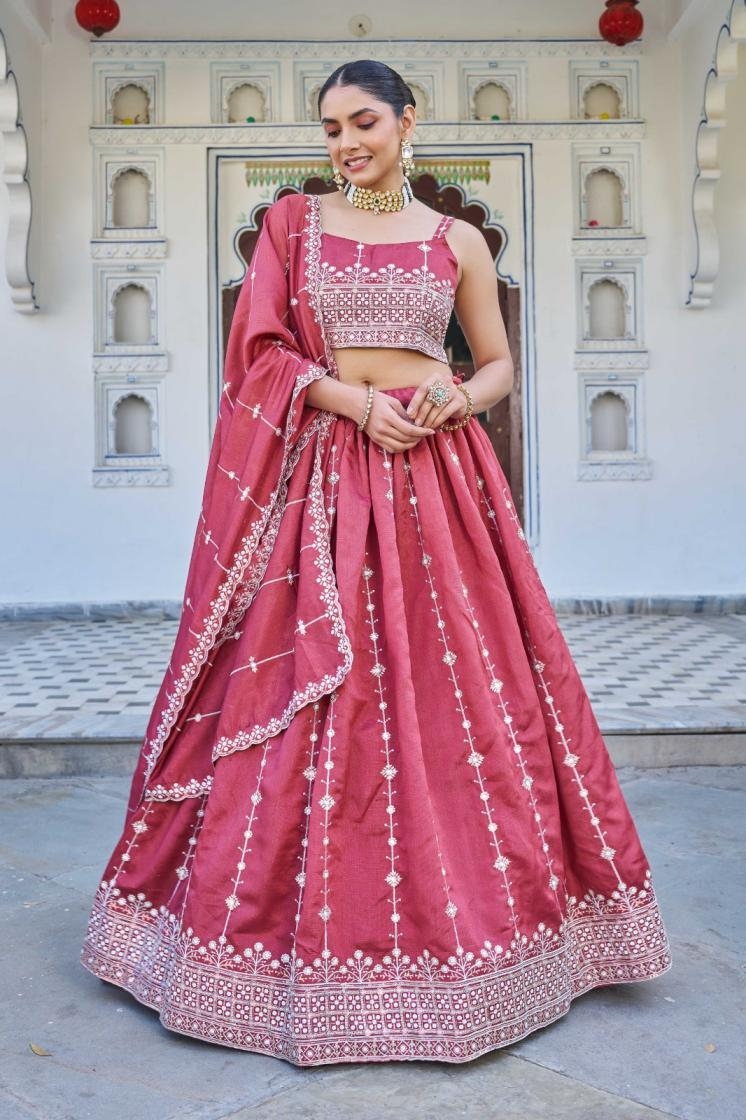 shee star vol 10 silk thread with Sequnce wholsale lehenga