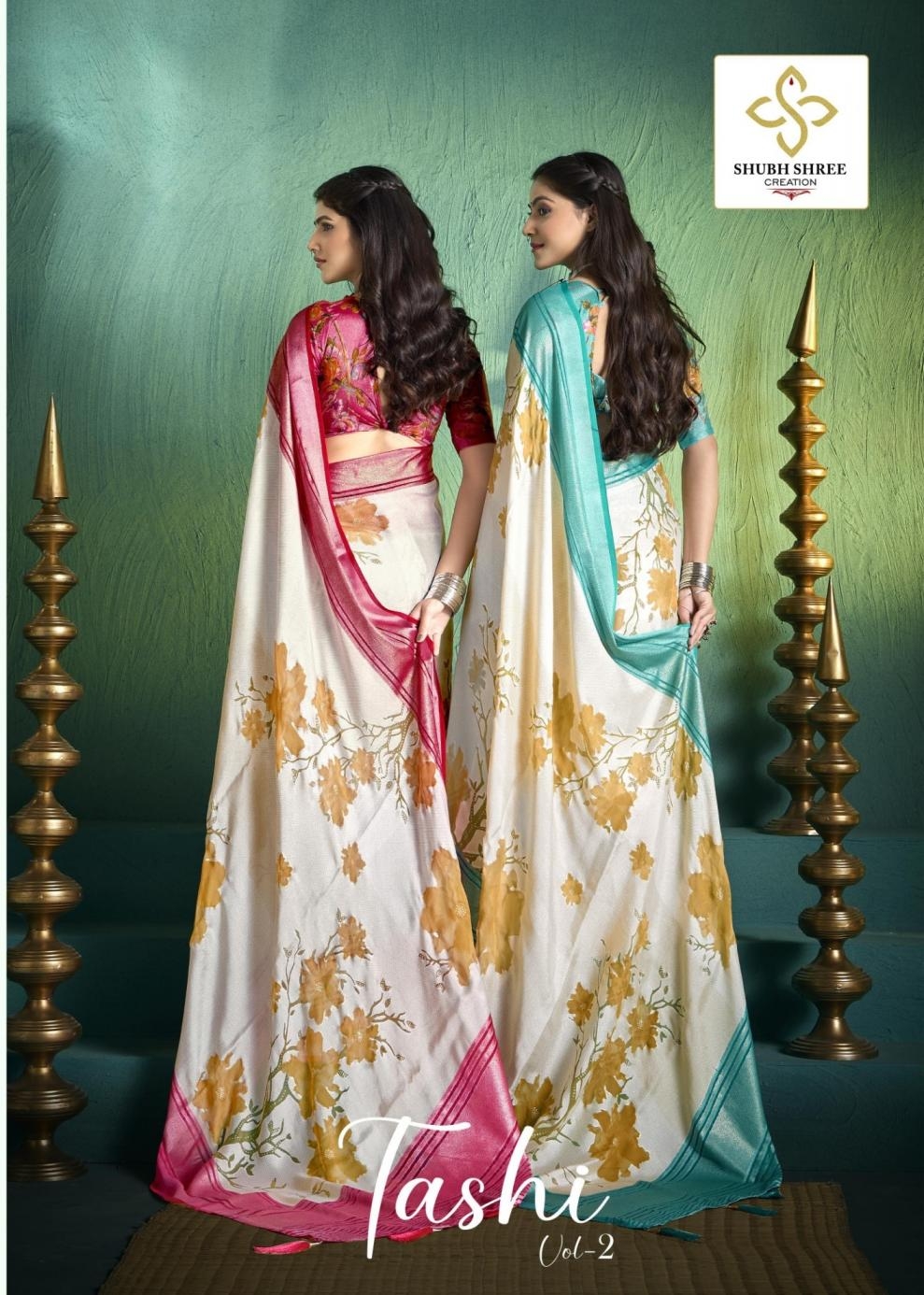 shubh shree creation tashi vol 2 series 2001-2006 zeni brasso wholesale saree