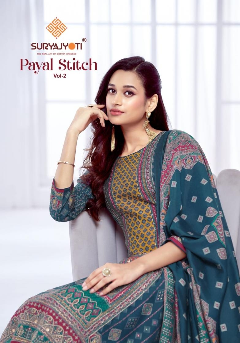 suryajyoti payal stitch vol 2 series 2001-2006 Modal wholesale suit