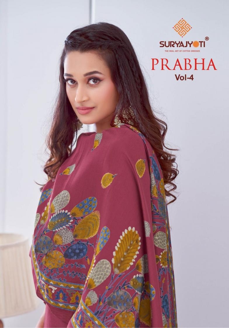 suryajyoti prabha vol 4 series 4001-4006 modal discharge print wholesale suit 