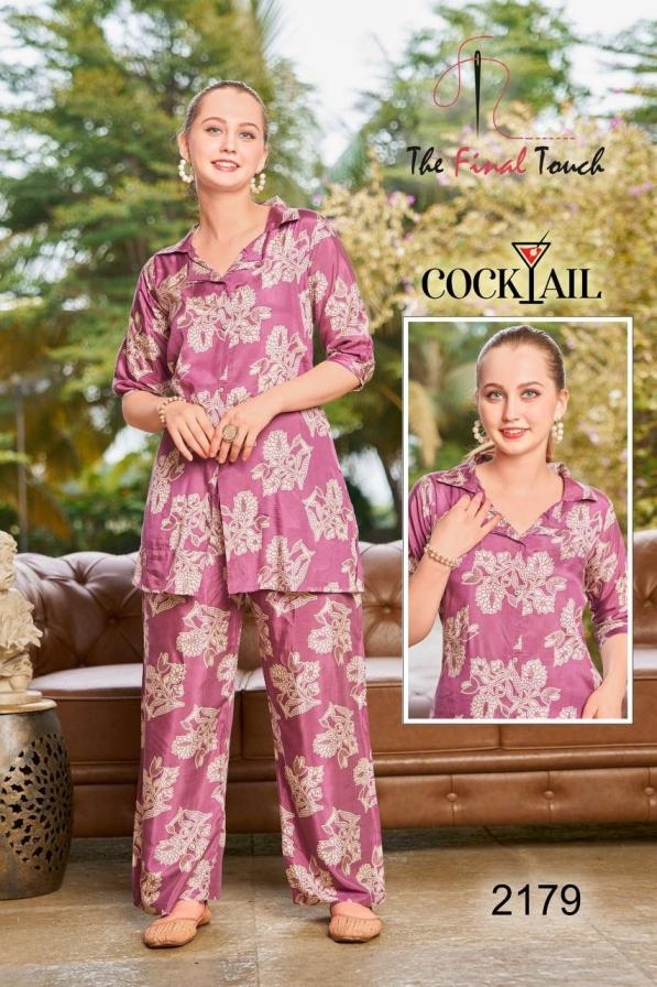the final touch cocktail series 2173-2182 VISCOSE wholesale co-ord sets