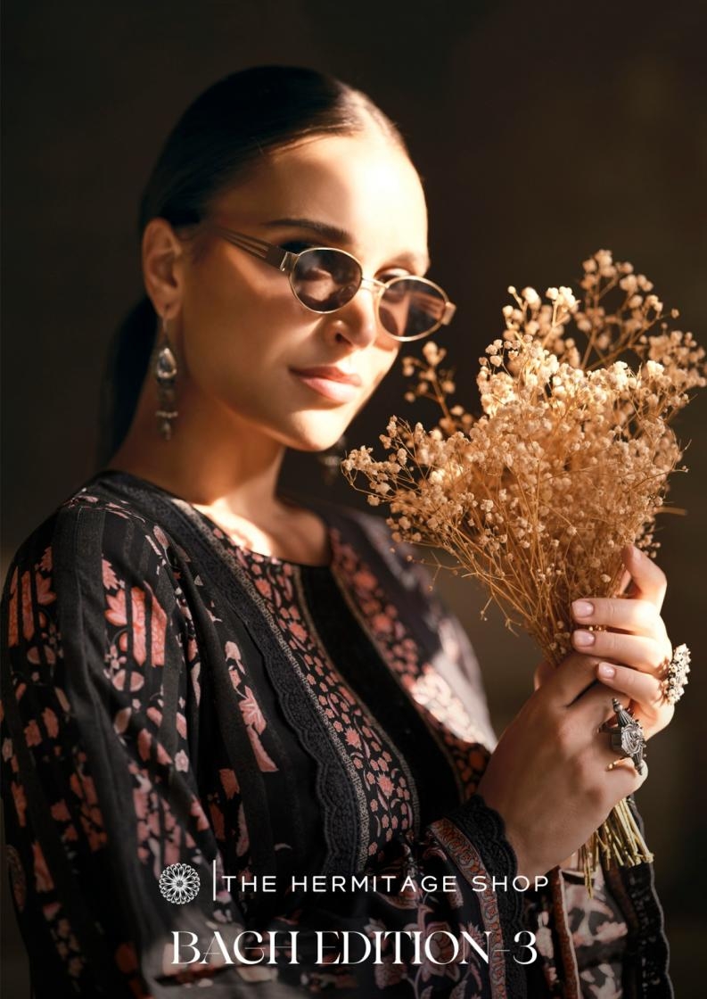 the hermitage bagh edition vol 3 series 01-06 Pure  Lawn wholesale suit 