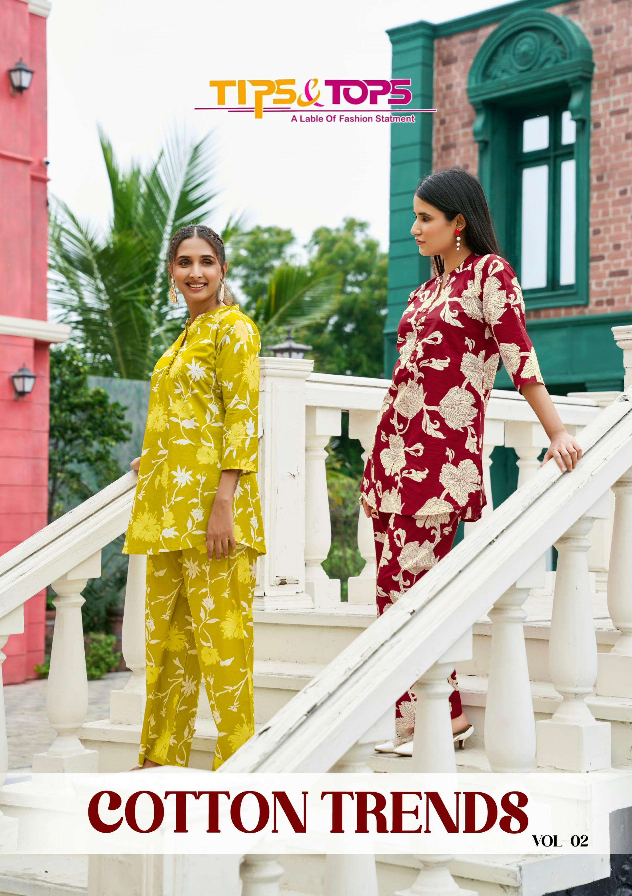 tips and tops cotton trends vol 2 series 2001-2006 Cotton wholesale co-ord sets