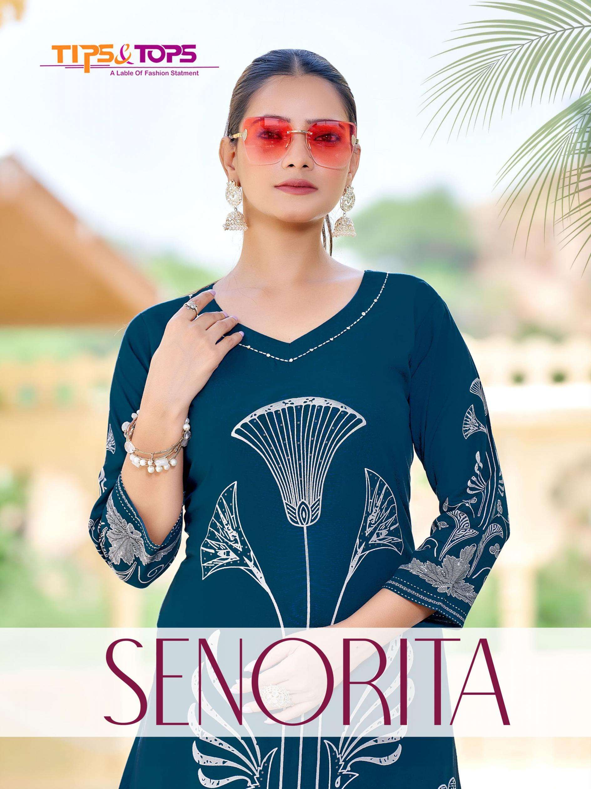 tips and tops senorita series 1001-1004 Heavy German Reyon wholesale co-ord sets
