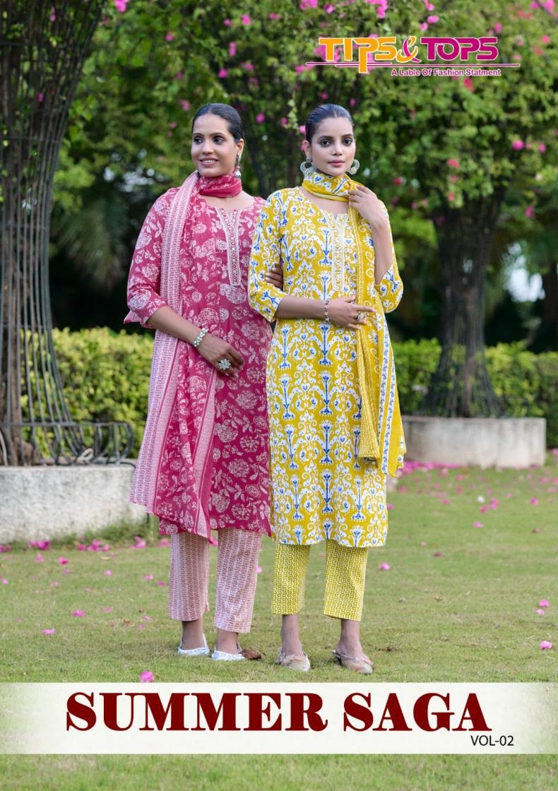 tips & tops summer saga vol 2 series 2001-2006 cotton wholesale suit