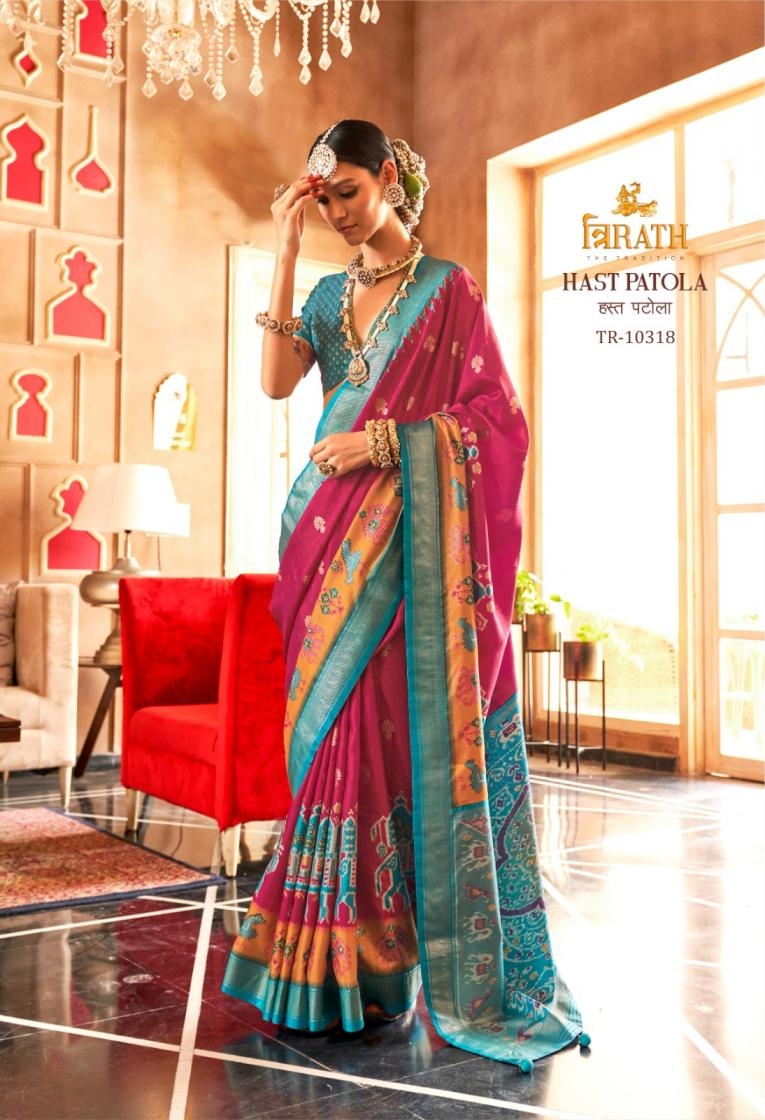 trirath hast patola series 10309-10317  sigma silk wholesale saree