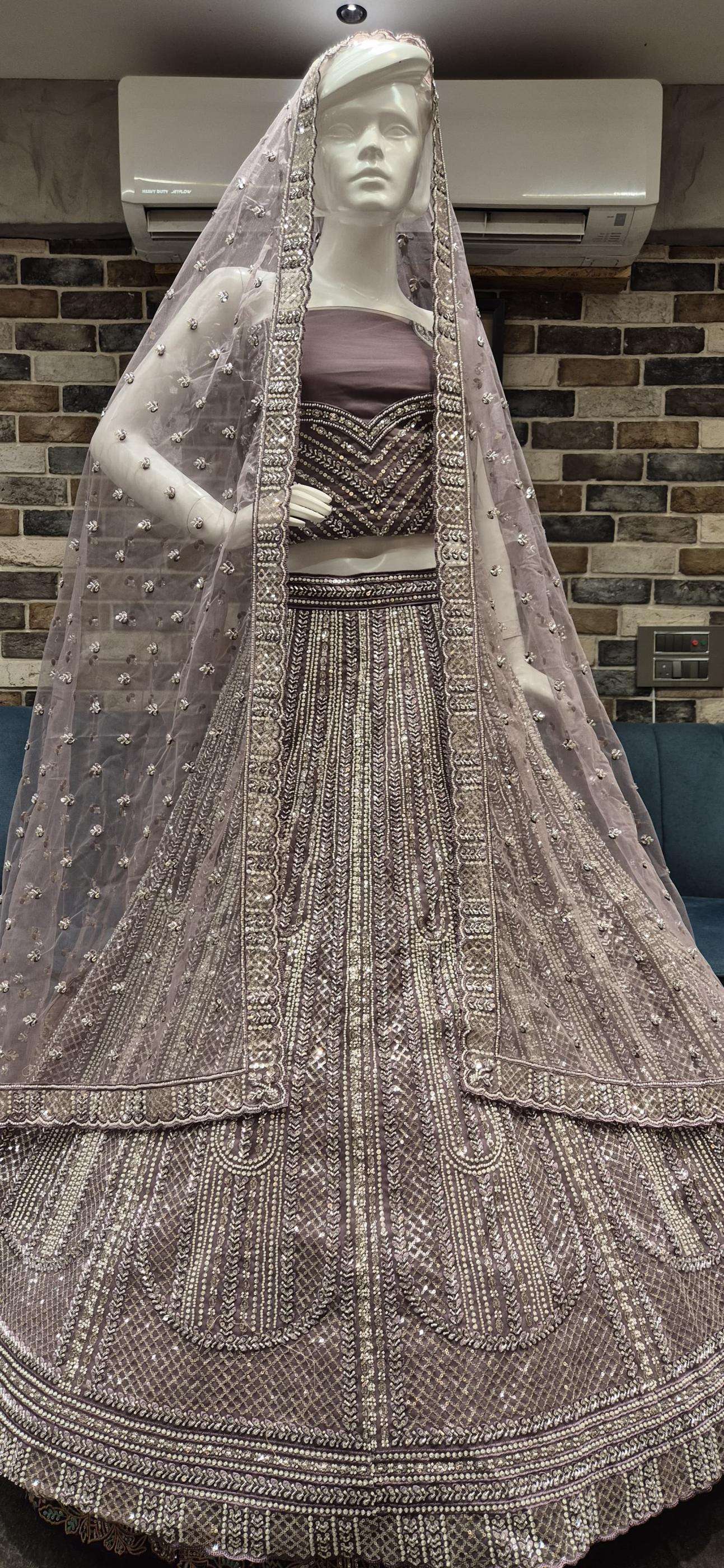 v 11115500 fancy bridal wear wedding special semi stitch chaniya choli online