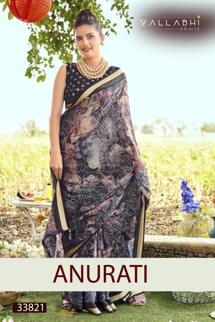 vallabhi anurati series 33821-33826 moss gorgette wholesale saree