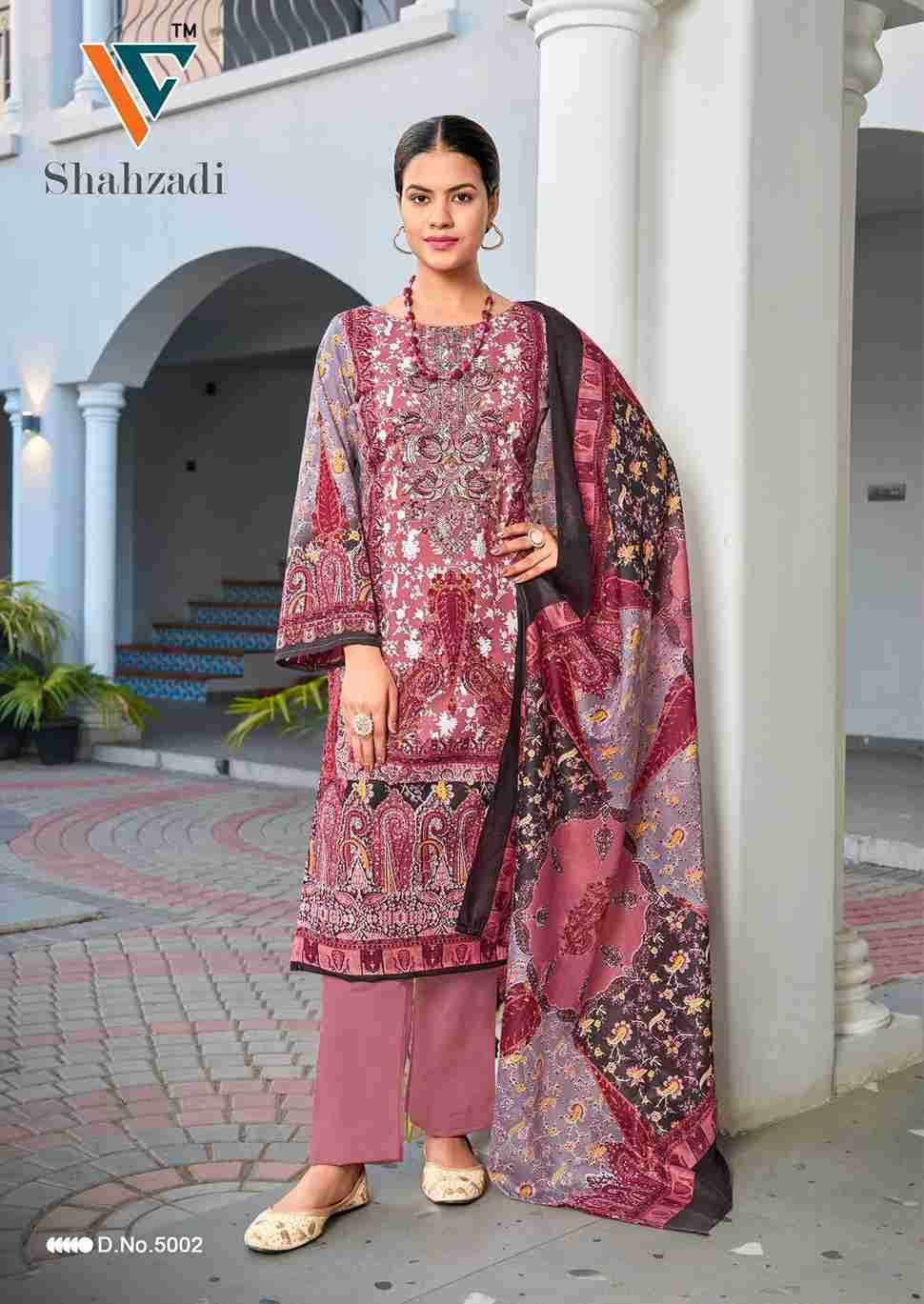 Vandana Creation Shahzadi Vol-5 series 5001-5008 Cotton wholesale suit