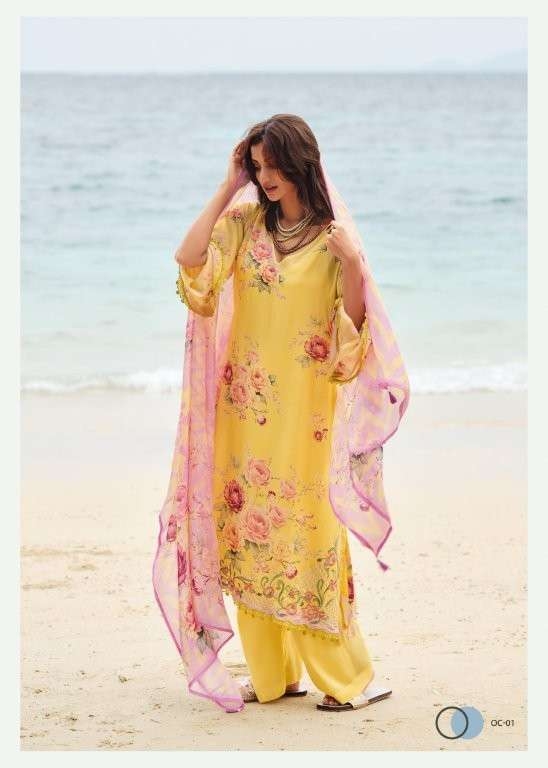  VARSHA ORCHID VOL-02 series 01-04 viscose organza wholesale suit 