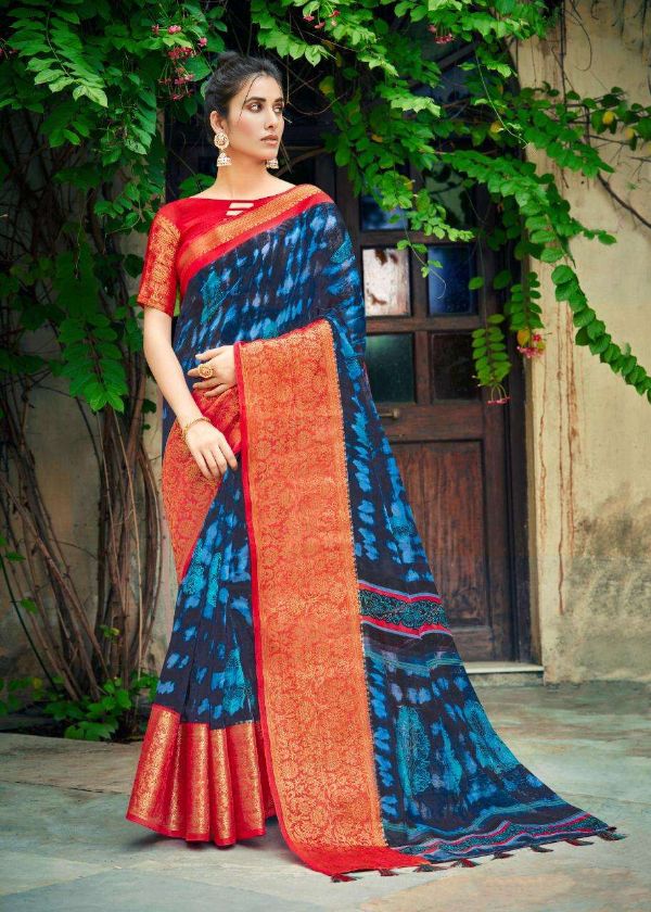 Shreyans Fashion Cubera Pattu Series 01-12 Cotton Silk Saree