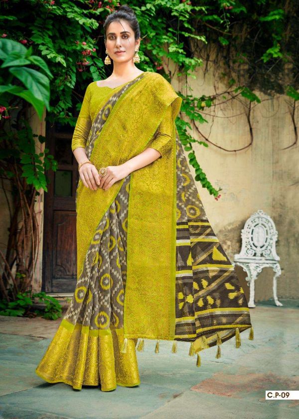 Shreyans Fashion Cubera Pattu Series 01-12 Cotton Silk Saree