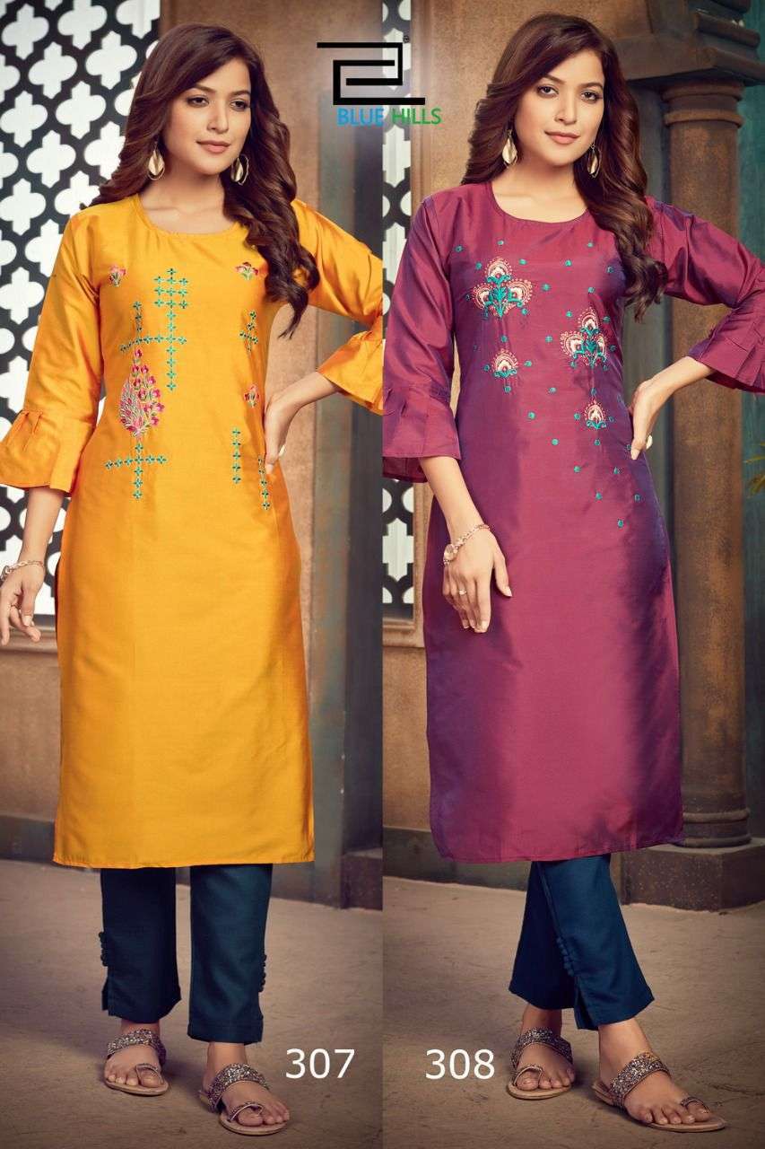 BLUE HILLS INSTAGRAM VOL 3 FANCY KURTI WITH LOW BUDGET WIRH BEST RATES