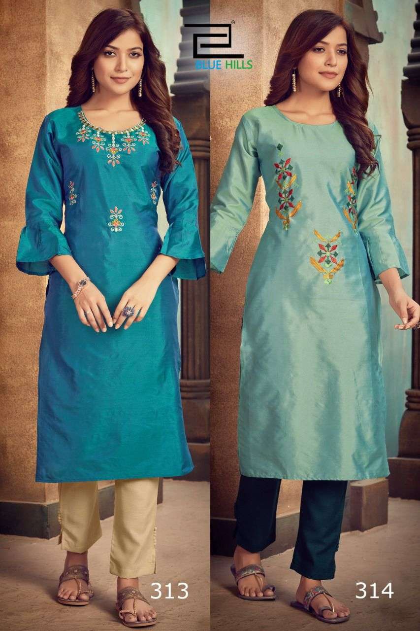 BLUE HILLS INSTAGRAM VOL 3 FANCY KURTI WITH LOW BUDGET WIRH BEST RATES