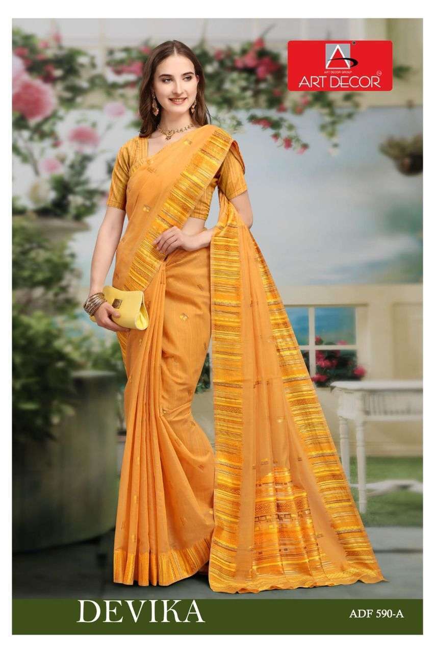 DEVIKA BY ART DECOR CASUAL WEAR FANCY INDIAN SAREE