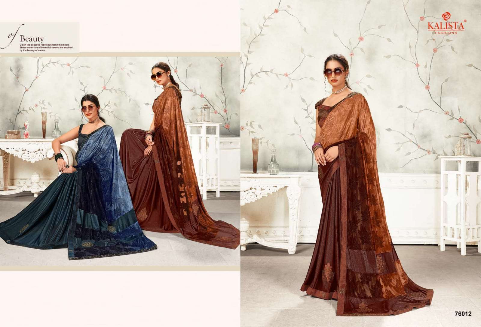ONE PLUS VOL 3 BY KALISTA PRINTED FANCY ETHNIC WEAR SAREES