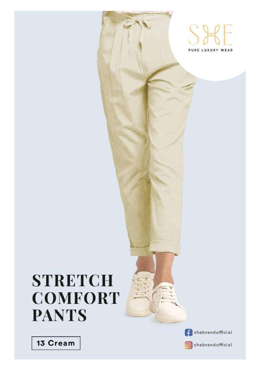 Find Comfort Cotton Stretch Pant by Satya creations near me