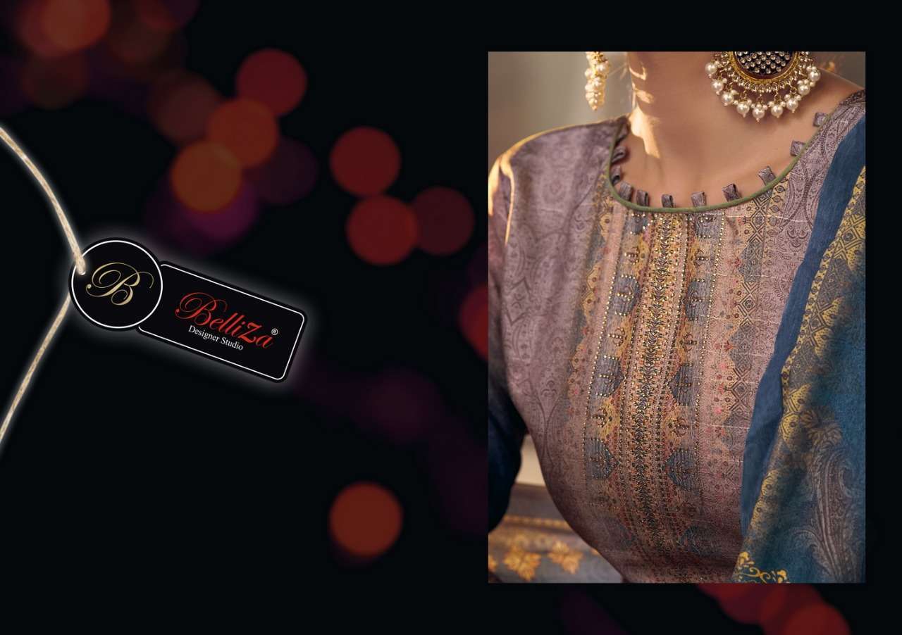 belliza heritage series 721001-721010 Pure Handloom Silk suit