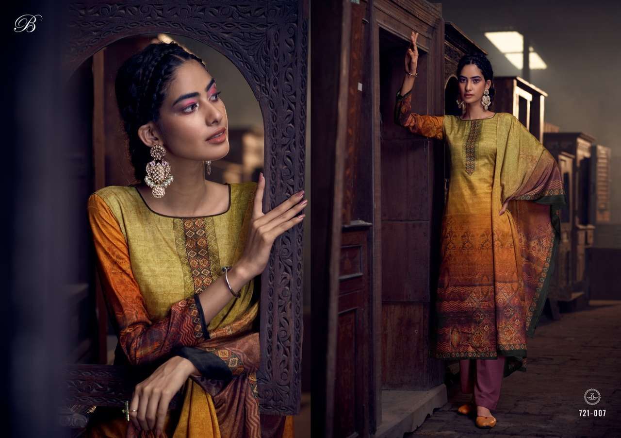 belliza heritage series 721001-721010 Pure Handloom Silk suit