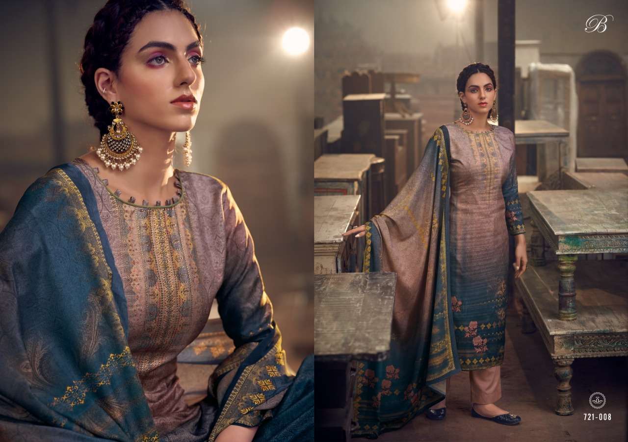 belliza heritage series 721001-721010 Pure Handloom Silk suit