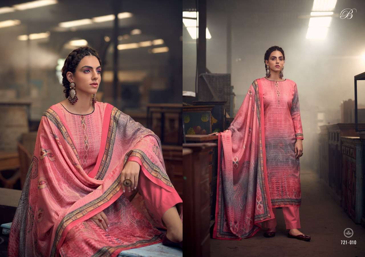 belliza heritage series 721001-721010 Pure Handloom Silk suit
