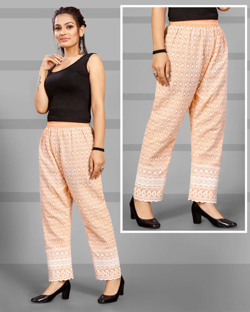 Ethnic Wear Casual Wear EPILOG Rayon Chicken Palazzo, 14 Kg at Rs 195 in  New Delhi
