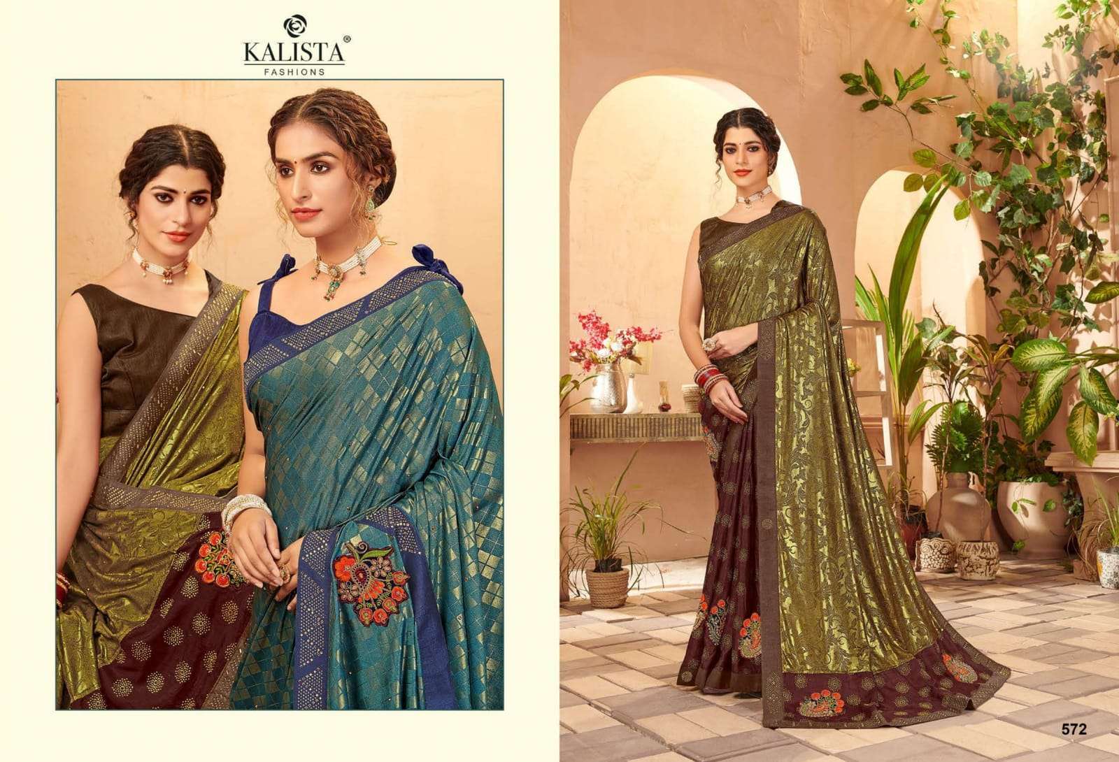 KALISTA PRESENT GOOGLE IMPORTED DESIGNER FANCY SAREE