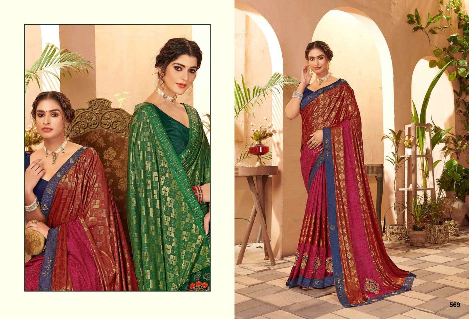 KALISTA PRESENT GOOGLE IMPORTED DESIGNER FANCY SAREE