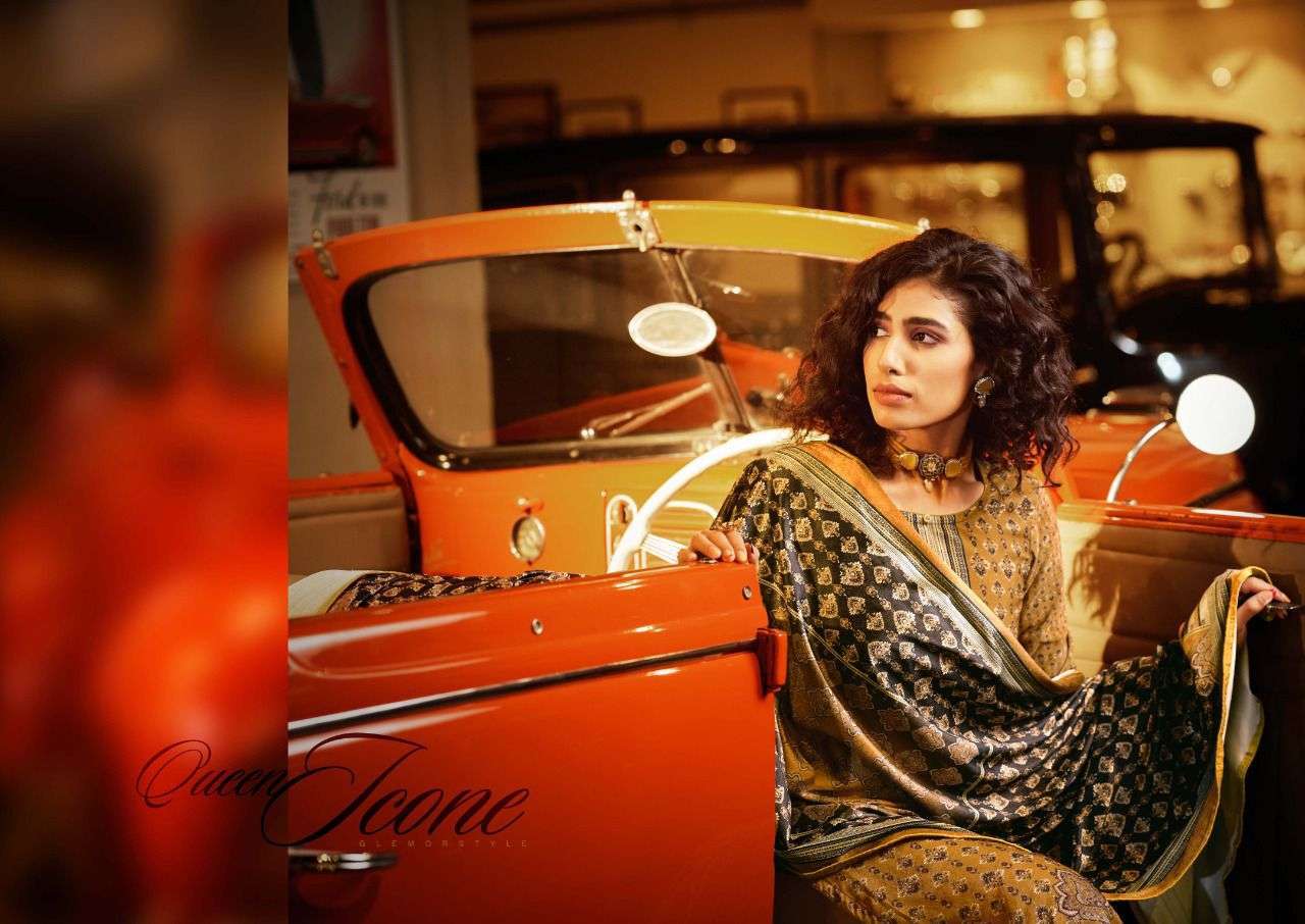 sargam vintage series 252001-252006 pure velvet suit