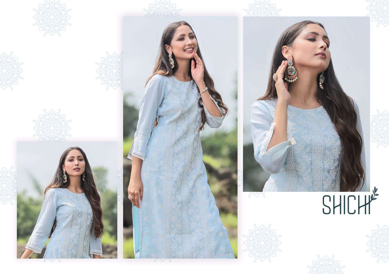 SHICHI PRESENTS QURBAT STRAIGHT KURTI WITH PANT BEAUTIFUL COLORS