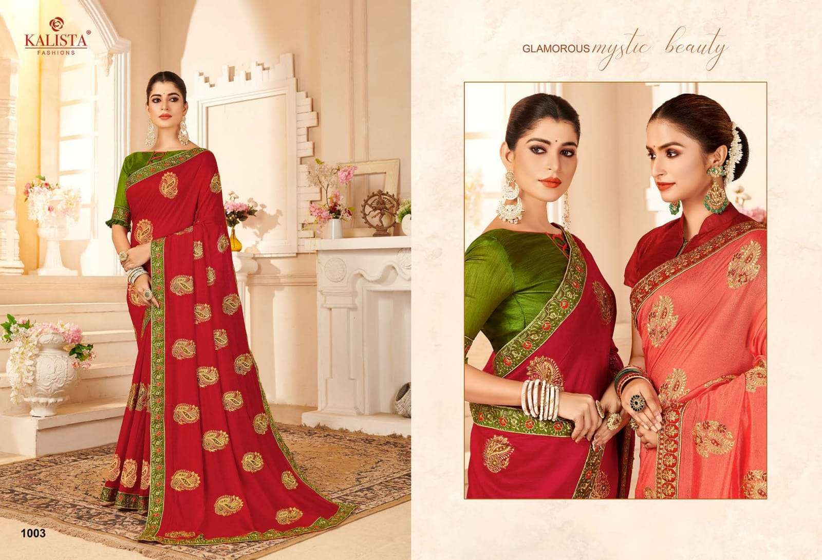 SUNAINA VOL 3 BY KALISTA VICHITRA SILK ETHNIC WEAR FANCY SAREE