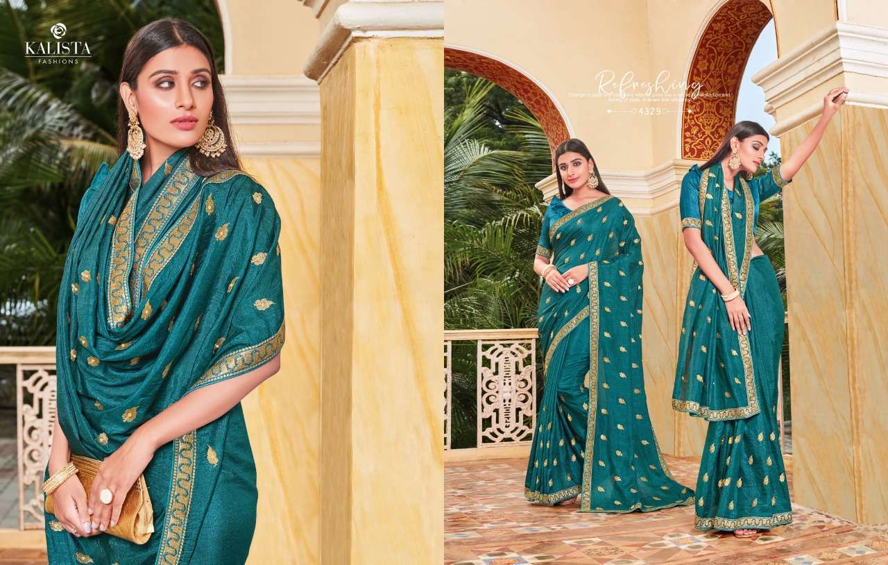 ZOYA BY KALISTA VICHITRA SILK CLASSY FANCY SAREE WHOLESALER
