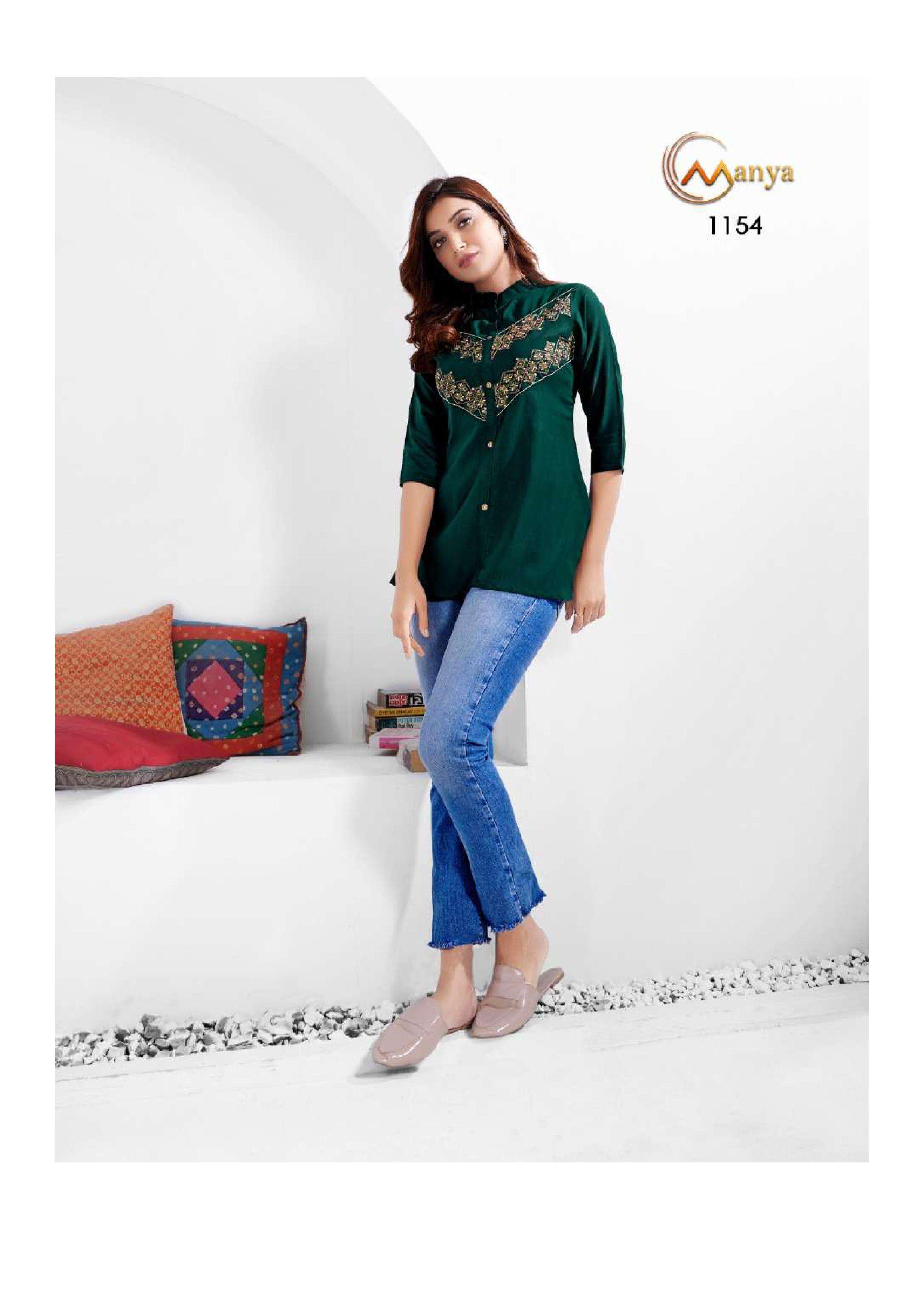 Mansi fashion colors 2 series 1151-1156 pure viscose top