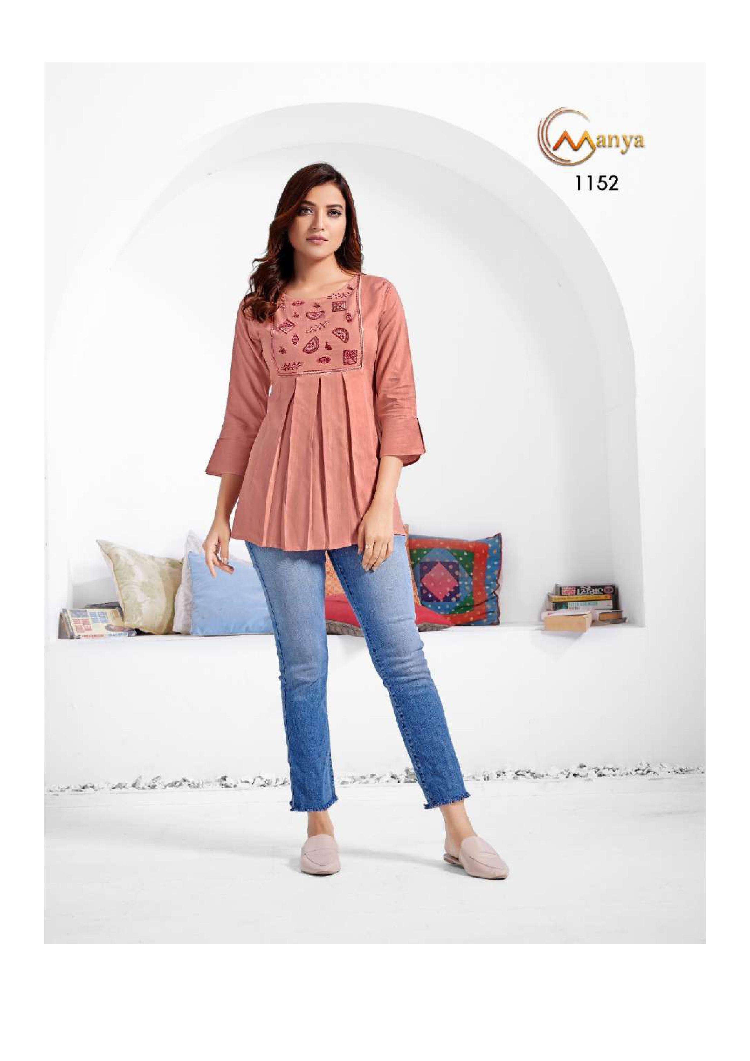 Mansi fashion colors 2 series 1151-1156 pure viscose top