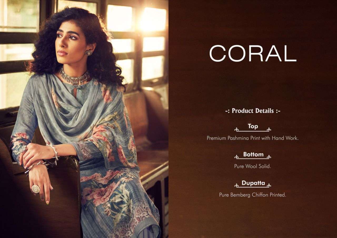 sargam coral series 254001-254008 pure viscose pashmina suit