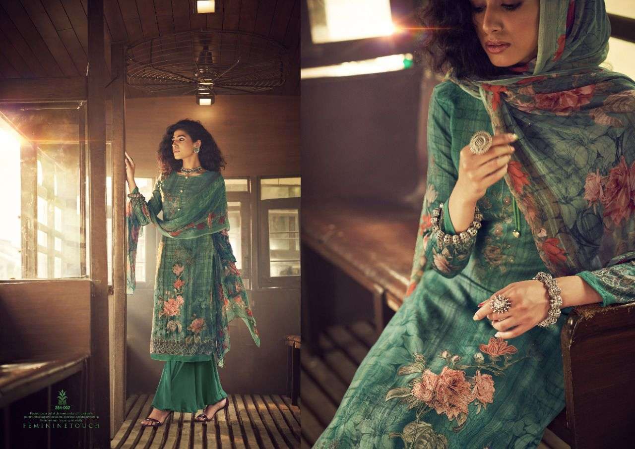 sargam coral series 254001-254008 pure viscose pashmina suit
