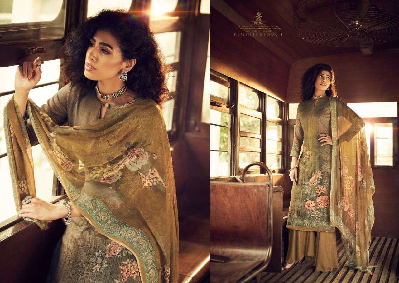 sargam coral series 254001-254008 pure viscose pashmina suit