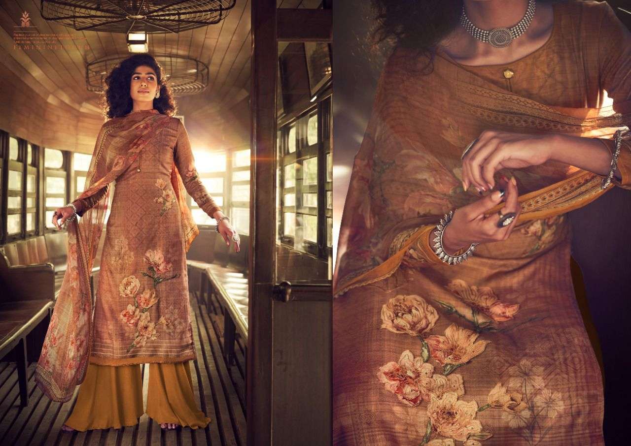 sargam coral series 254001-254008 pure viscose pashmina suit