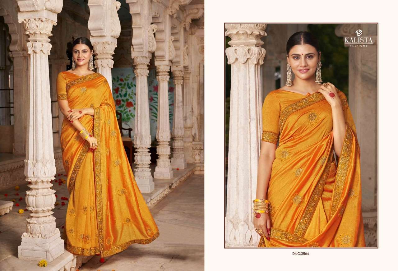 kalista renuka series 3562-3569 vichitra with moti and heavy diamond saree