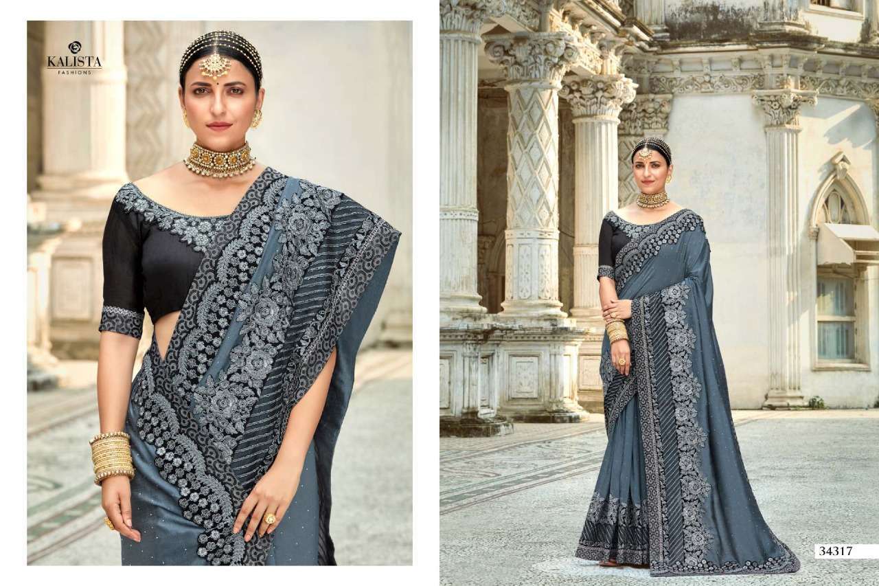 kalista sana gold edition series 34313-34320 vichitra saree