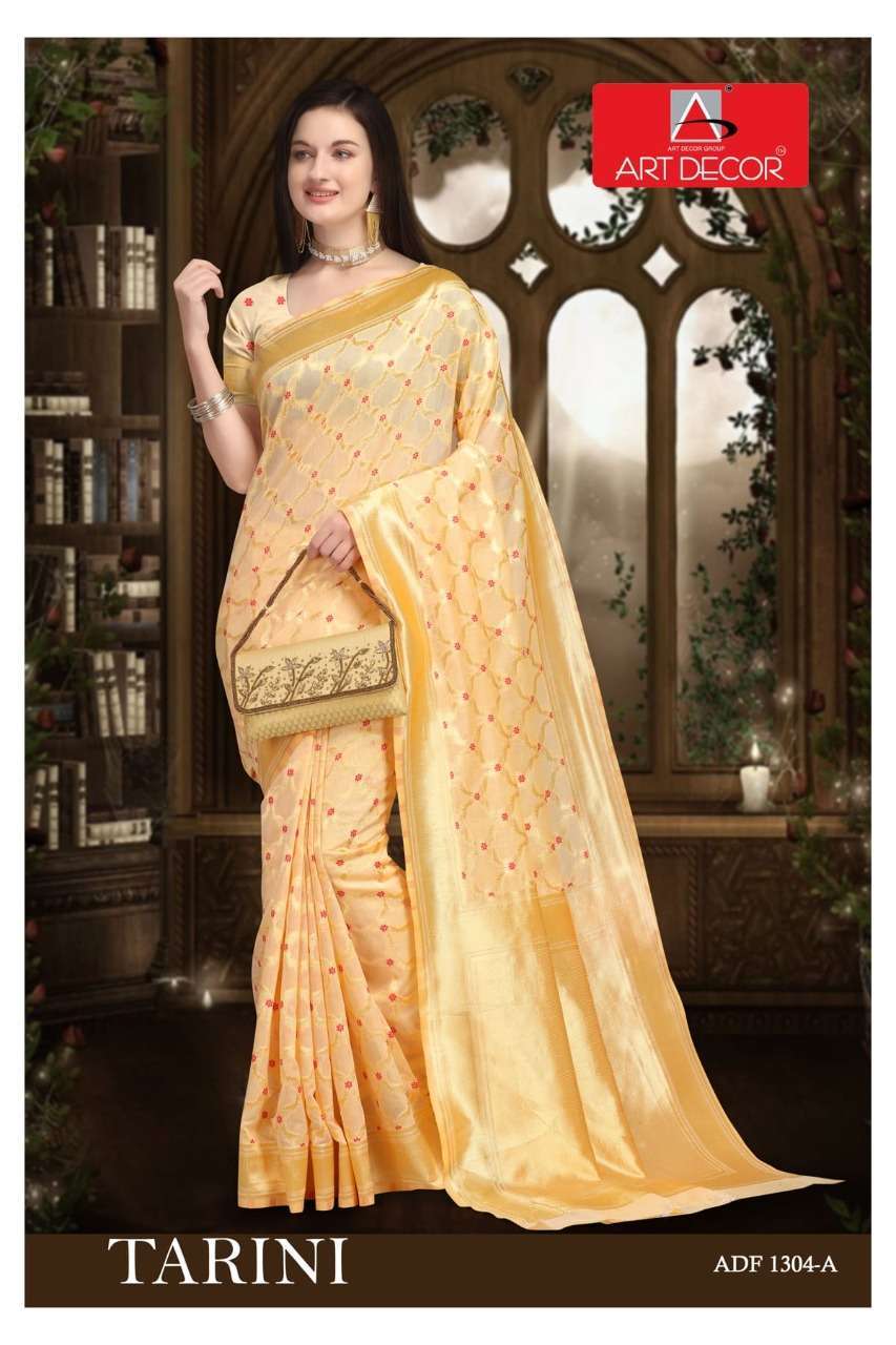 Art decor tarini series 1304 silk saree collection