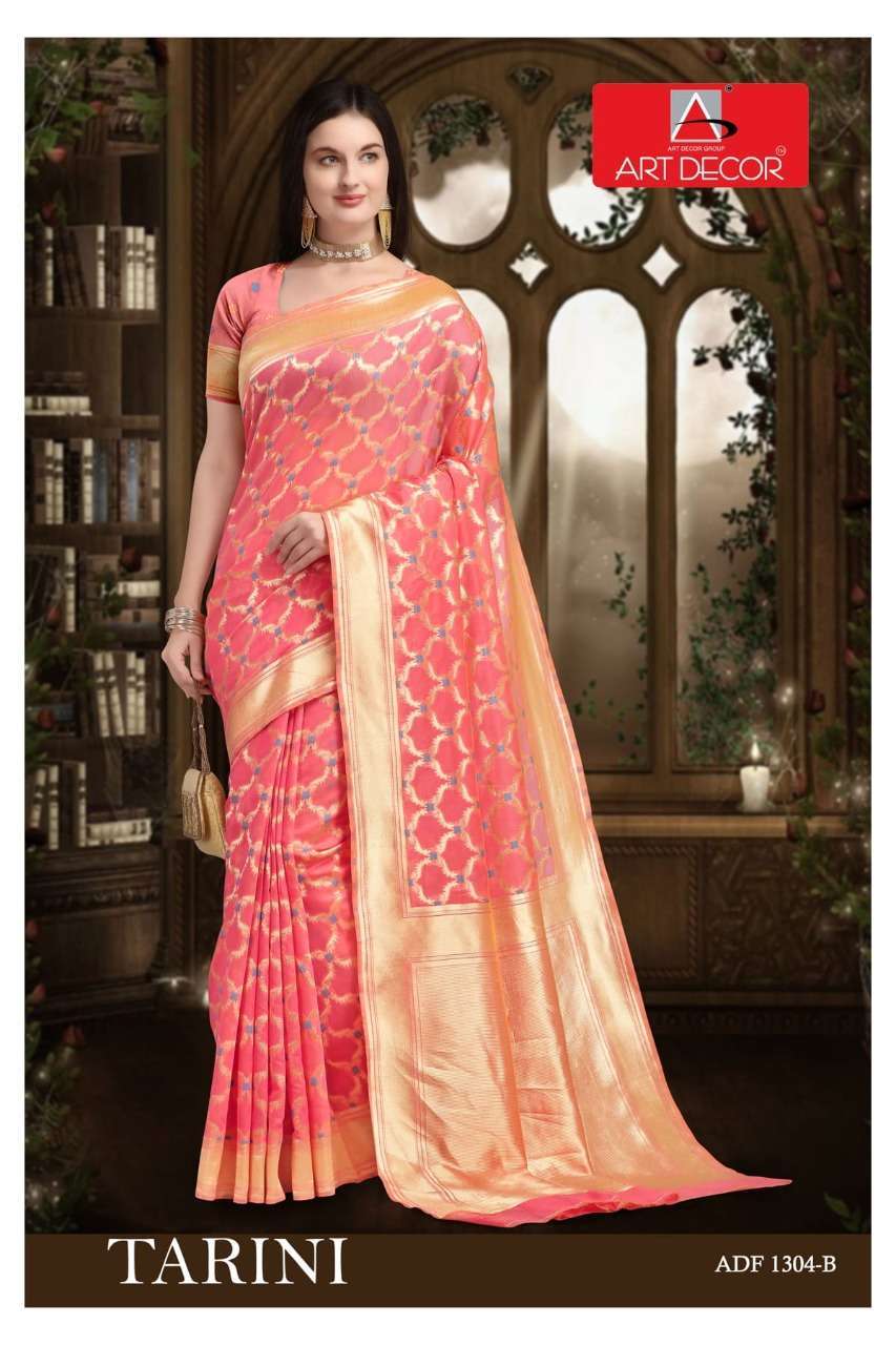 Art decor tarini series 1304 silk saree collection