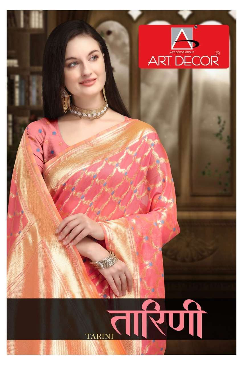 Art decor tarini series 1304 silk saree collection