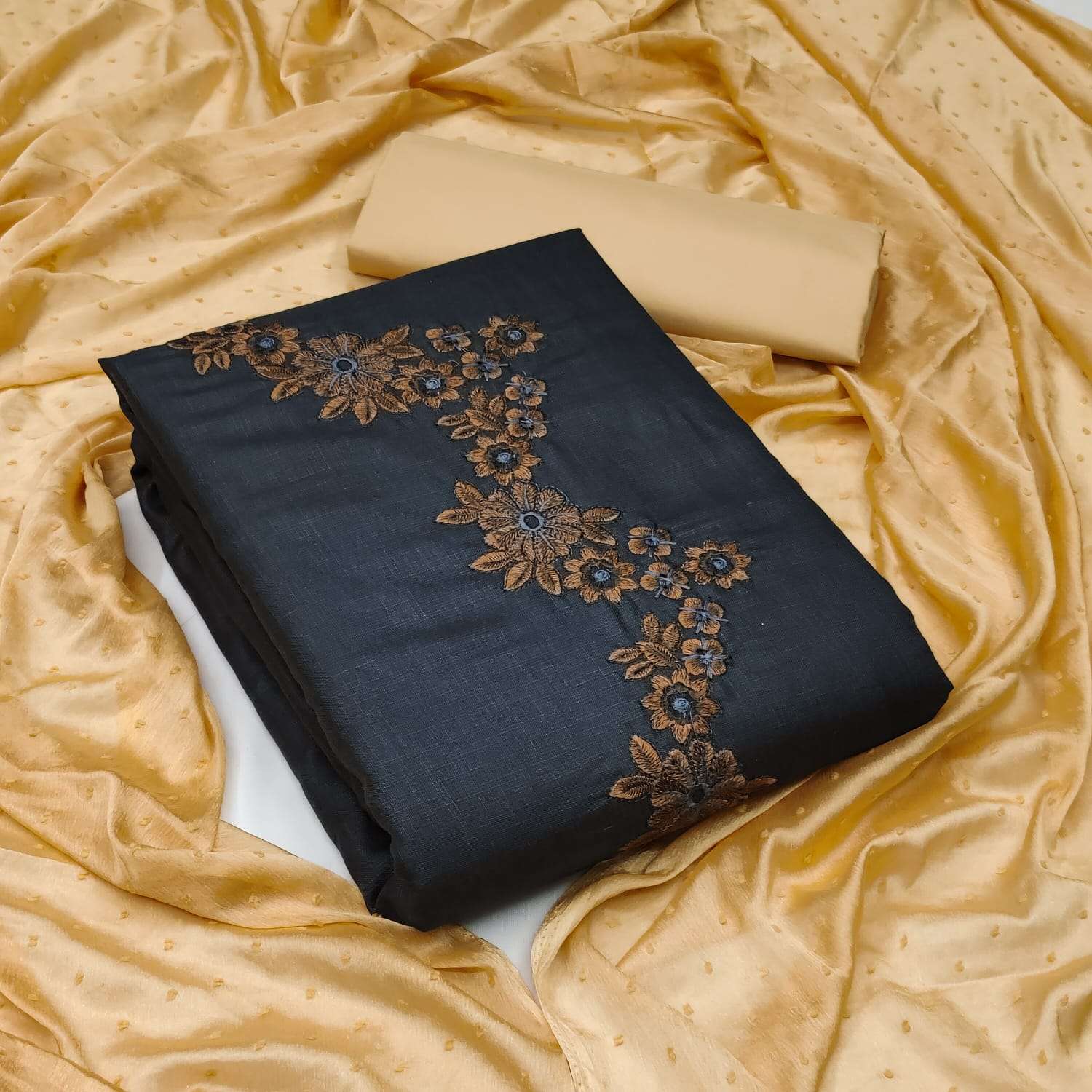 BT-07 DESIGNER SLUB COTTON MULTI WORK NON CATALOG SUITSSS