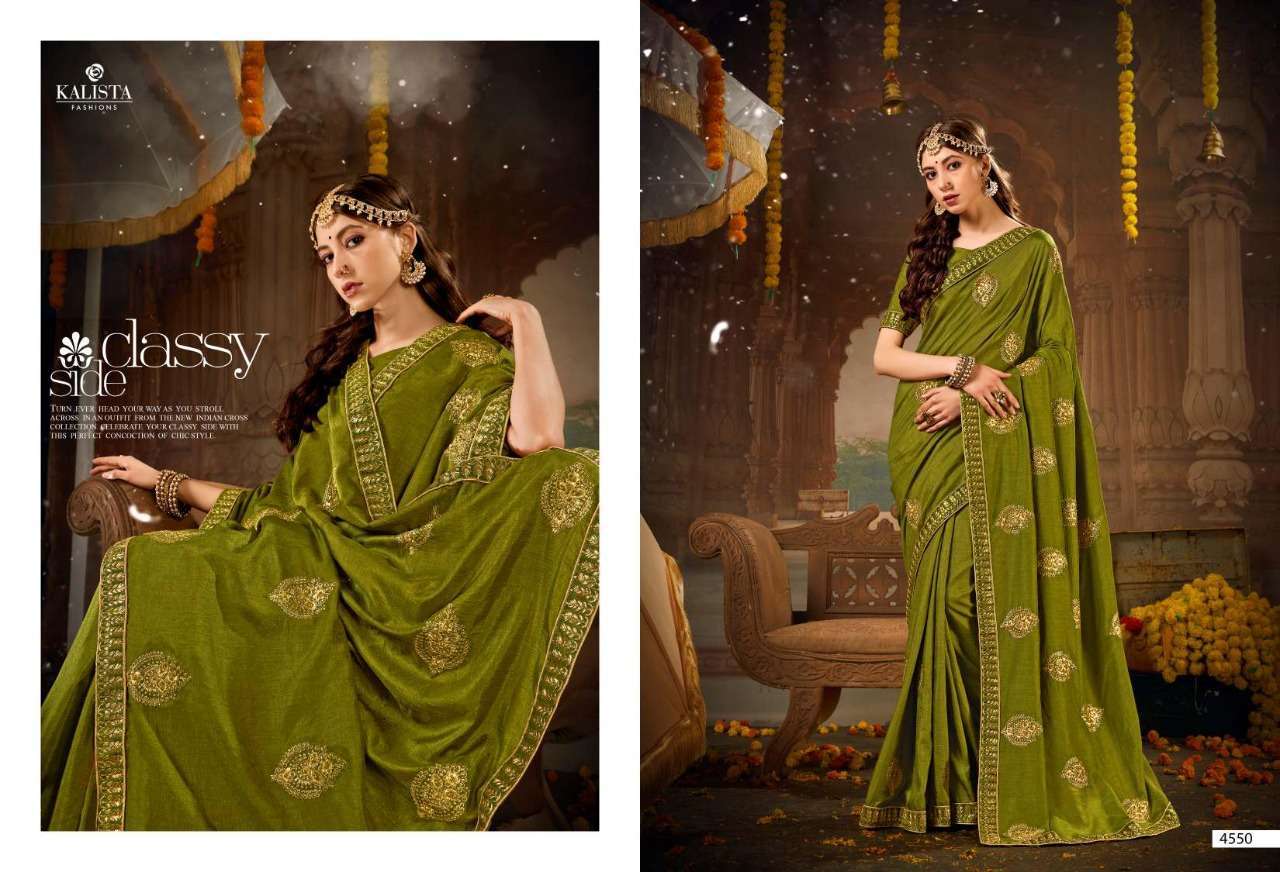 KALISTA EURO VOL 3 VICHITRA SILK ELEGANT LOOK SAREES