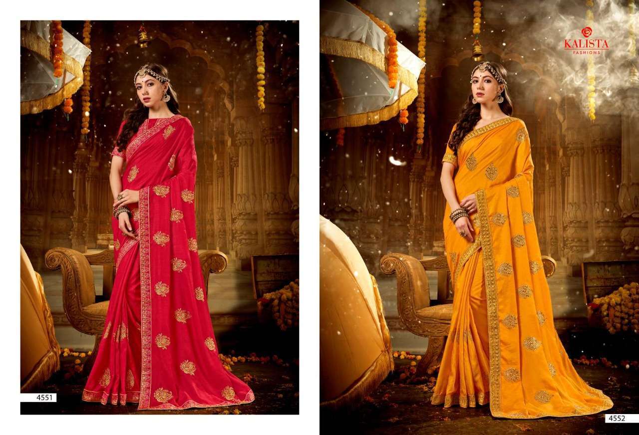 KALISTA EURO VOL 3 VICHITRA SILK ELEGANT LOOK SAREES
